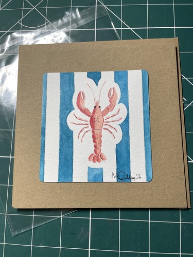 Original watercolour greeting - original,