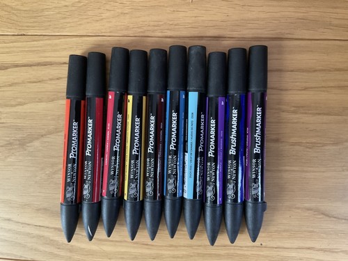 Windsor newton promarkers - &,